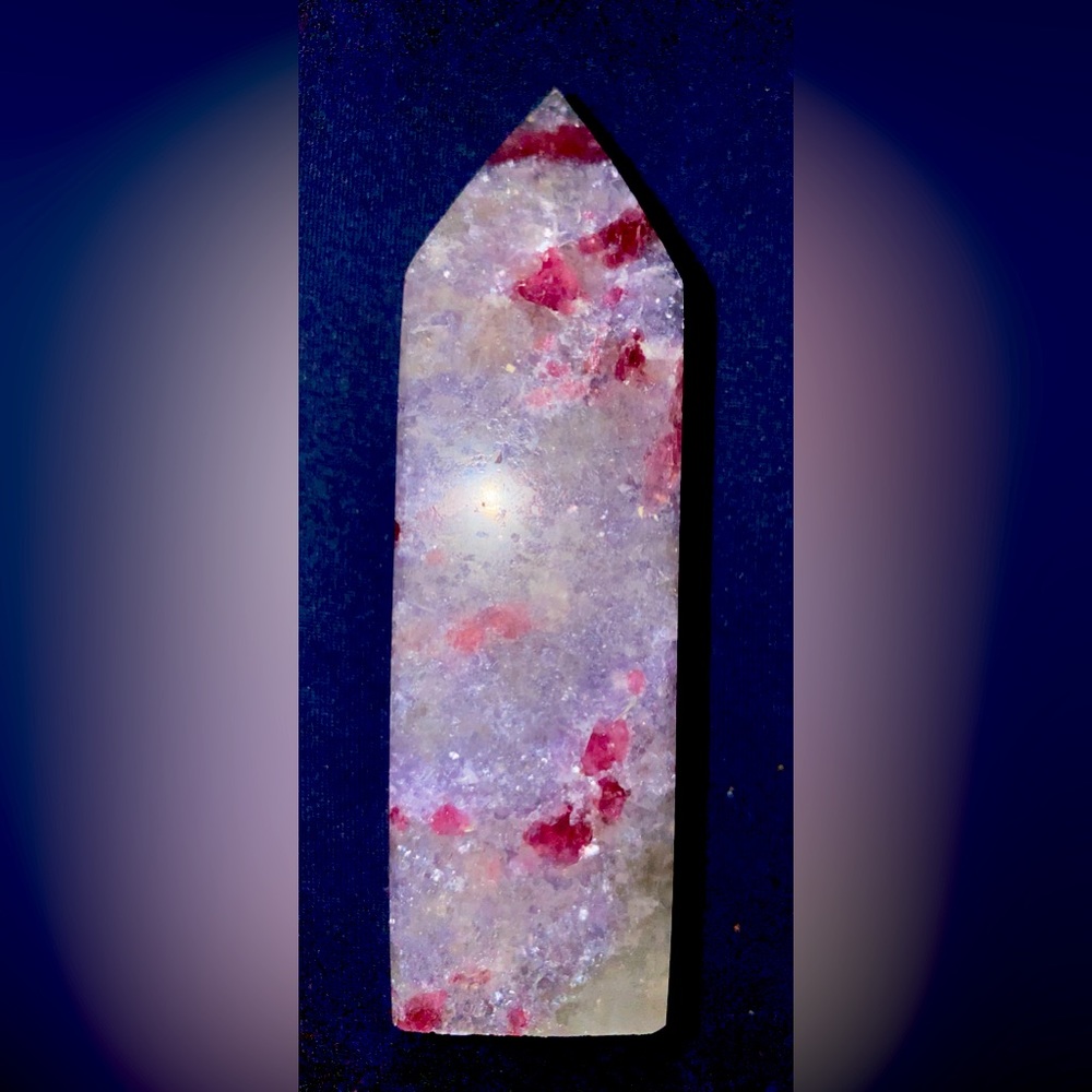 Unicorn lepidolite tower